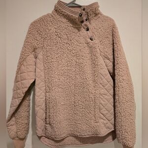 Abercrombie & Fitch Sherpa Oversized Pullover.